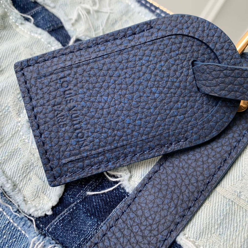 LV M26117 Louis Vuitton Keepall Bandouliere 50 Bag Blue