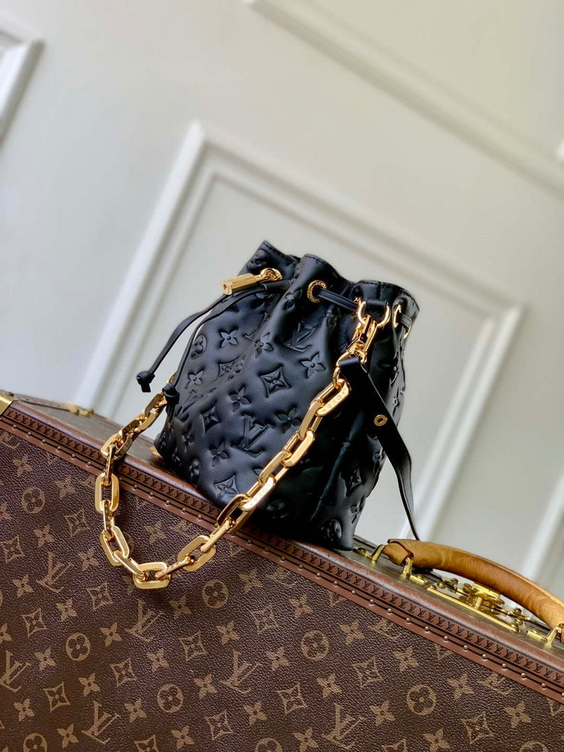 LV M26216 Louis Vuitton Coussin Bucket Bag Black