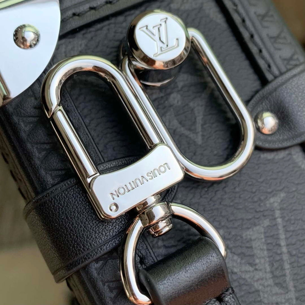 LV M26226 Louis Vuitton Side Trunk MM East West Bag Black