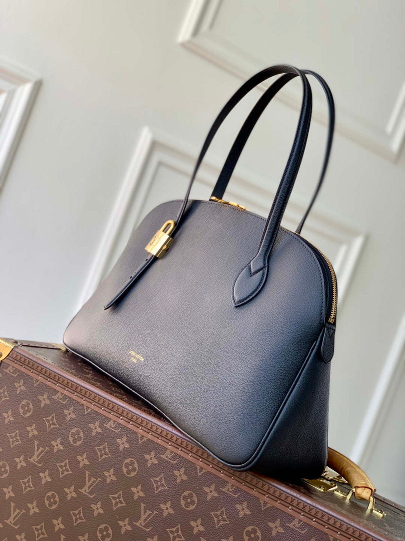 LV M26257 Louis Vuitton Low Key Duffle Tote Bag Black