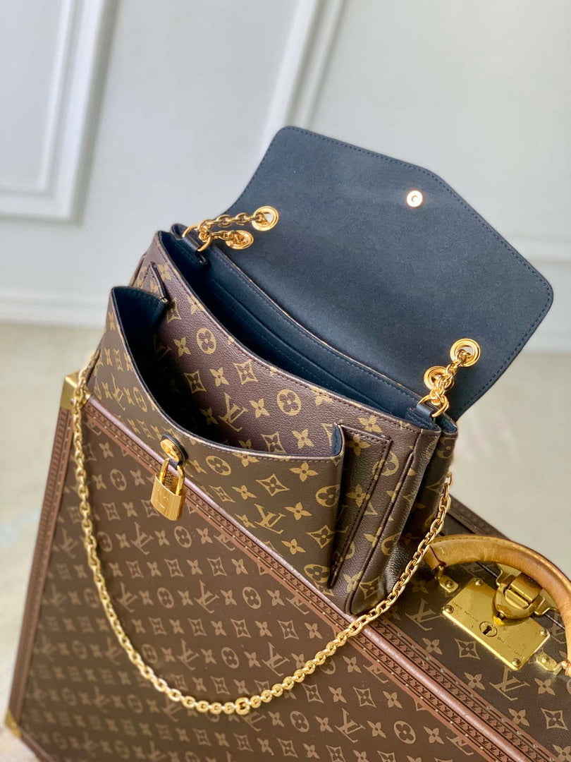LV M26285 Louis Vuitton Saint Germain PM Handbag Black