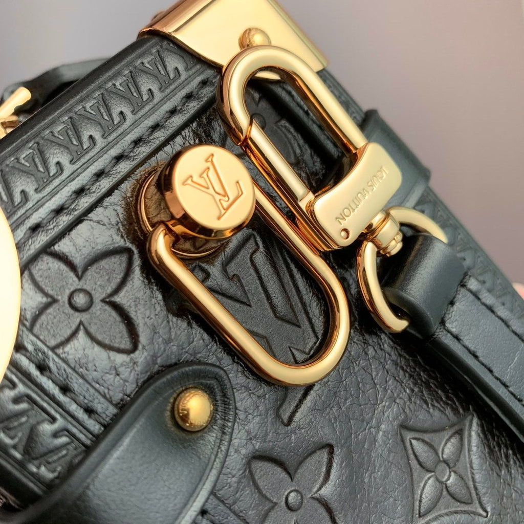 LV M26304 Louis Vuitton Side Trunk MM Bag Acajou