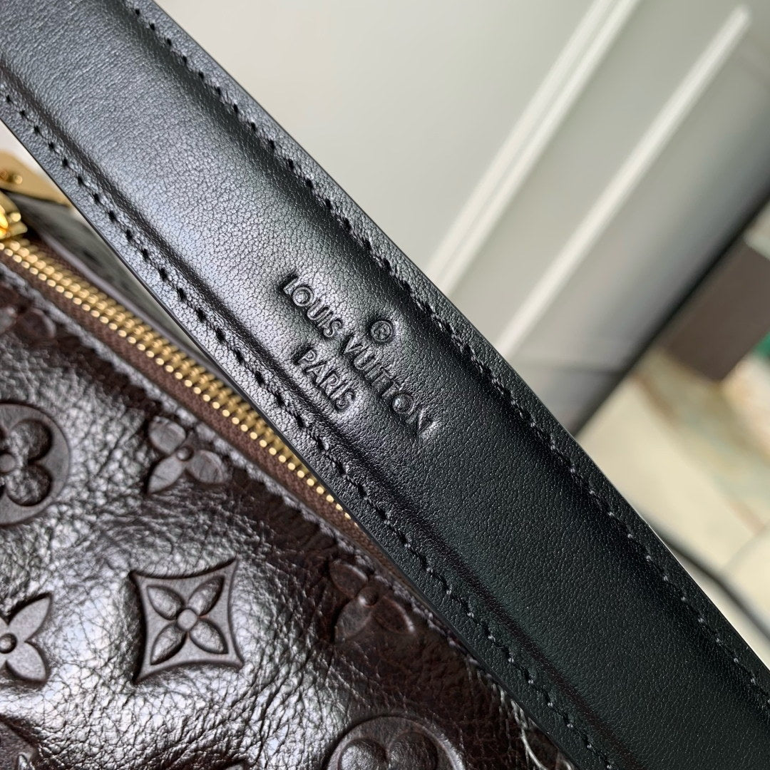 LV M26304 Louis Vuitton Side Trunk MM Bag Acajou