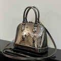 LV M26335 Louis Vuitton Alma BB Bag Silver Black - Default Title - View 1