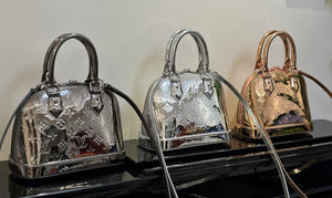 LV M26335 Louis Vuitton Alma BB Bag Silver Black - Default Title - View 9