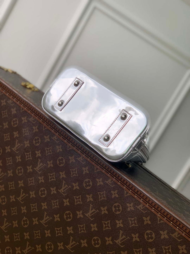 LV M26335 Louis Vuitton Alma BB Bag Silver