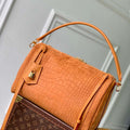 LV M26358 Louis Vuitton Express MM Bag Orange Crocodile Pattern