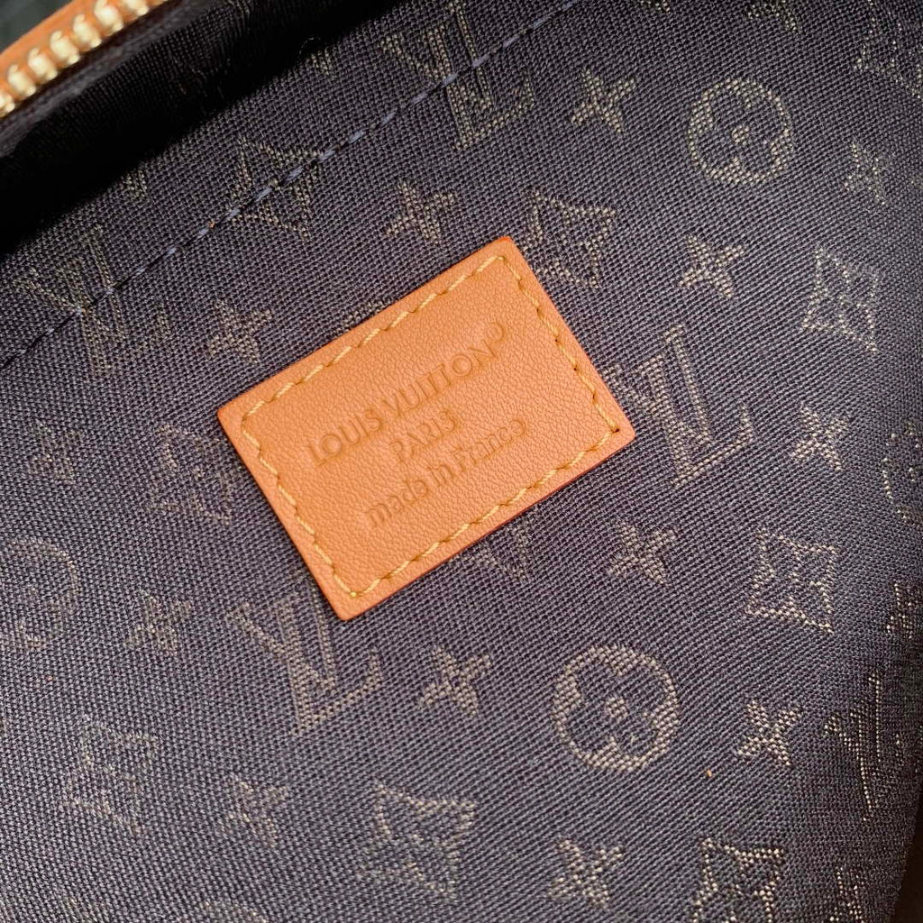 LV M26358 Louis Vuitton Express MM Bag Orange Crocodile Pattern