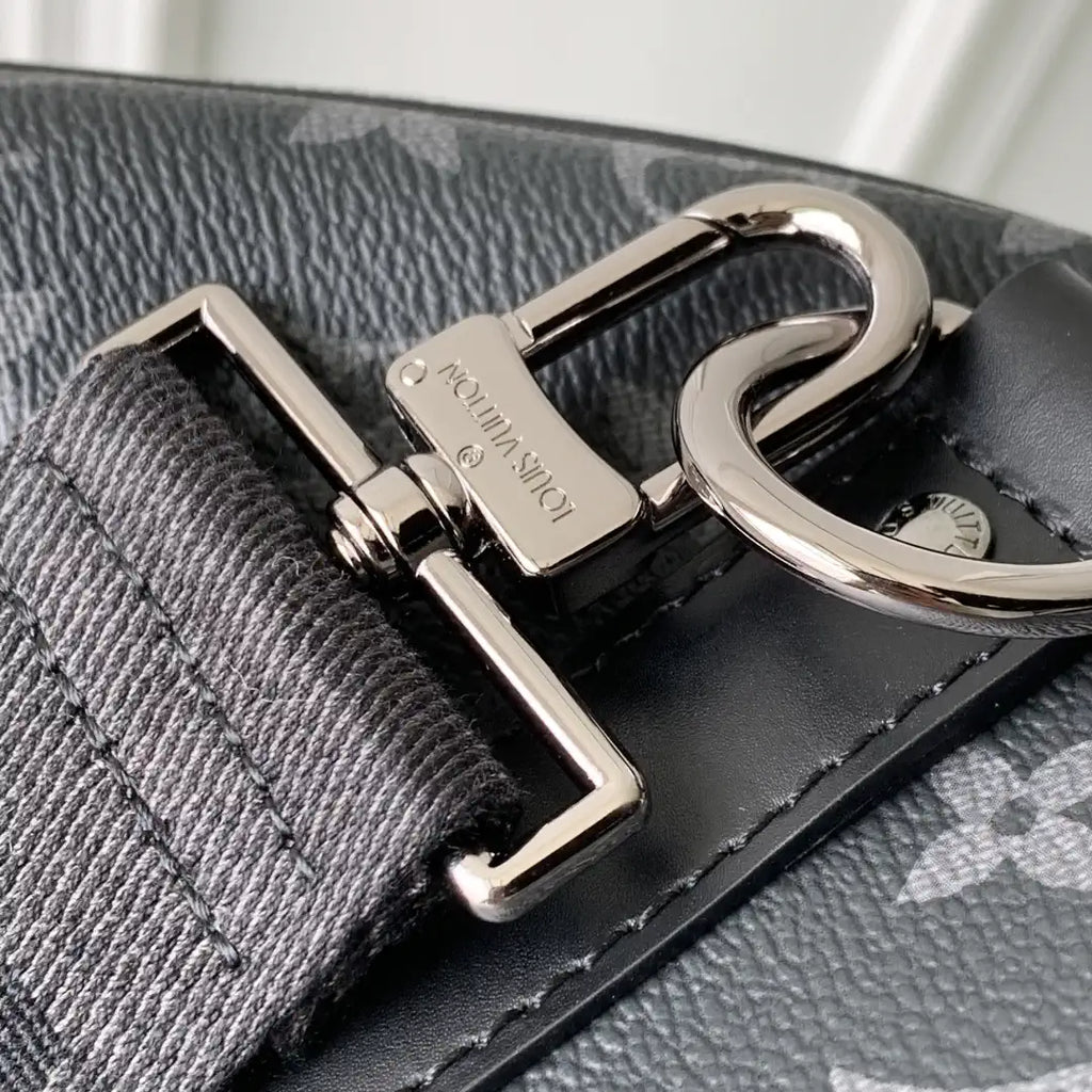 LV M26434 Louis Vuitton Keepall Bandouliere 55 Travel Bag Monogram Eclipse