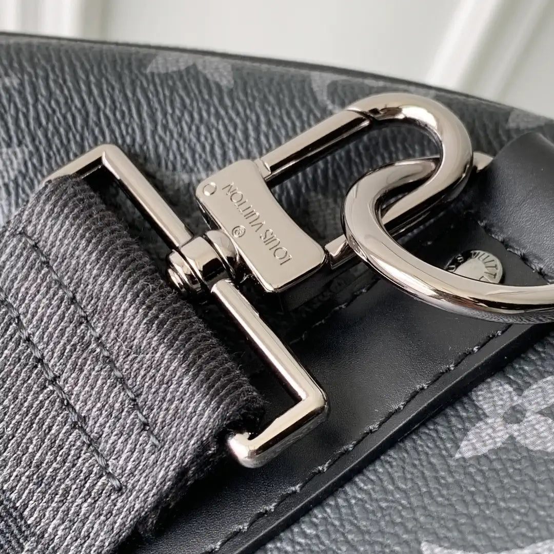 LV M26434 Louis Vuitton Keepall Bandouliere 55 Travel Bag Monogram Eclipse