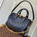 LV M26486 Louis Vuitton Speedy Soft Bandouliere 25 Bag Black