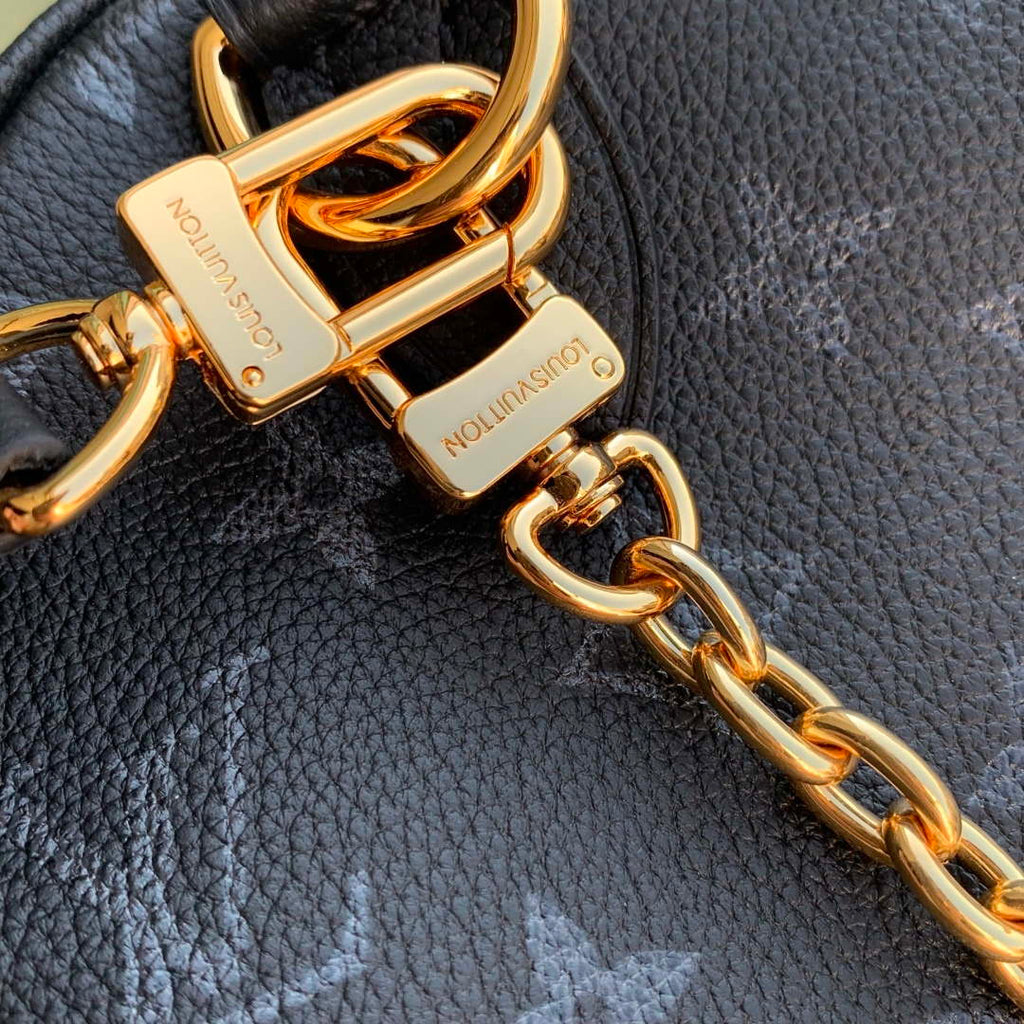 LV M26486 Louis Vuitton Speedy Soft Bandouliere 25 Bag Black