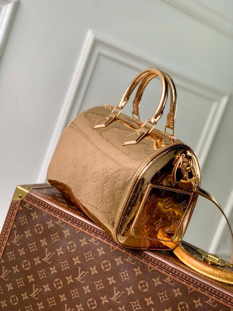 LV M26497 Louis Vuitton Speedy Bandouliere 25 Bag Copper