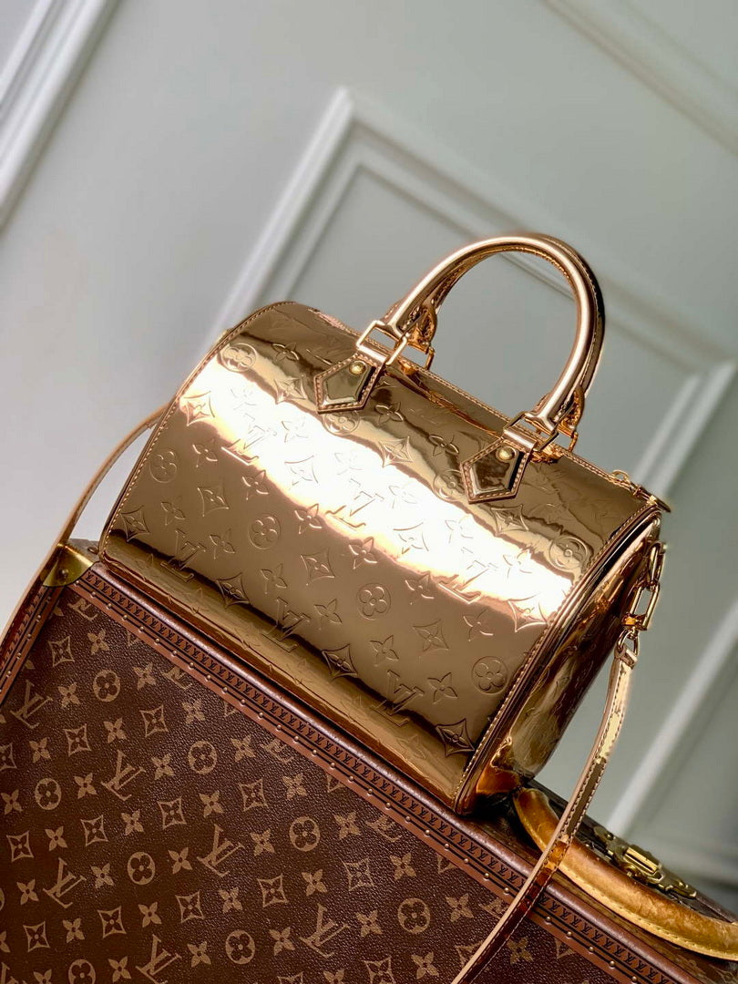 LV M26497 Louis Vuitton Speedy Bandouliere 25 Bag Copper