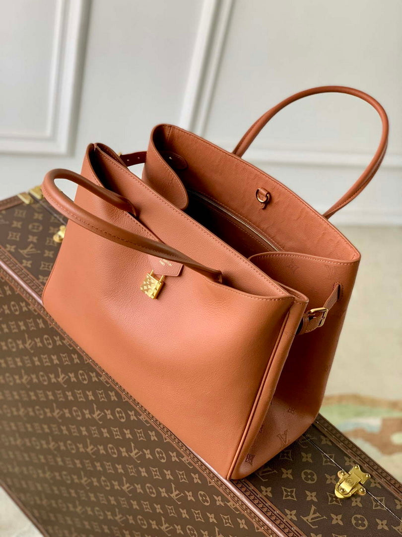 LV M26501 Louis Vuitton Vendome MM Bag Cognac Brown