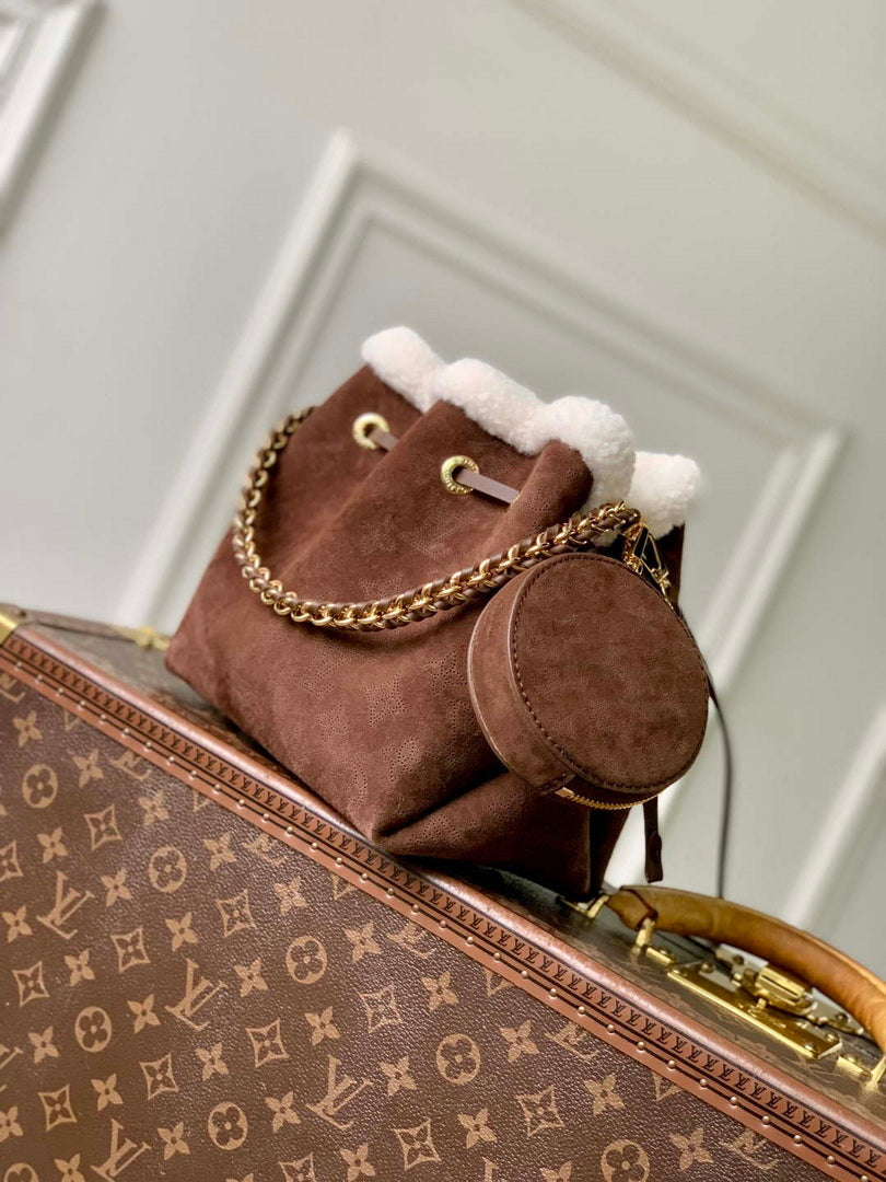 LV M26684 Louis Vuitton Bella Handbag Chocolate