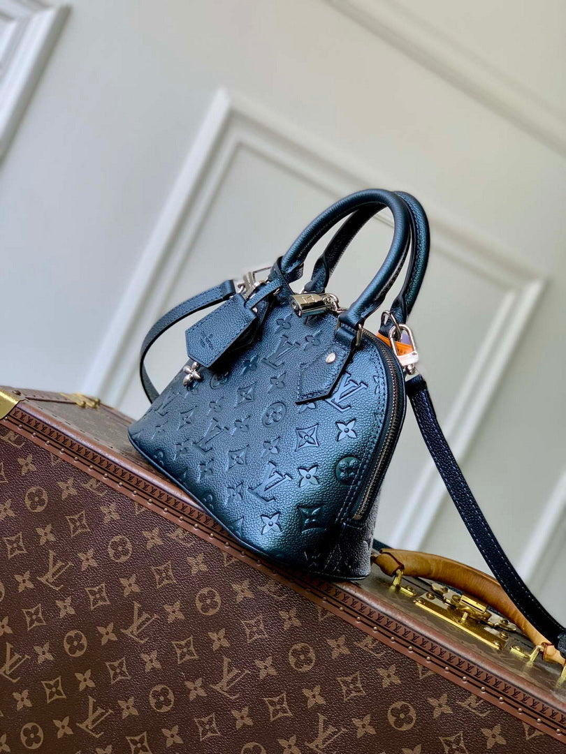 LV M26686 Louis Vuitton Alma BB Bag Shimmery Ink