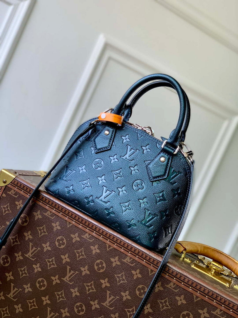 LV M26686 Louis Vuitton Alma BB Bag Shimmery Ink