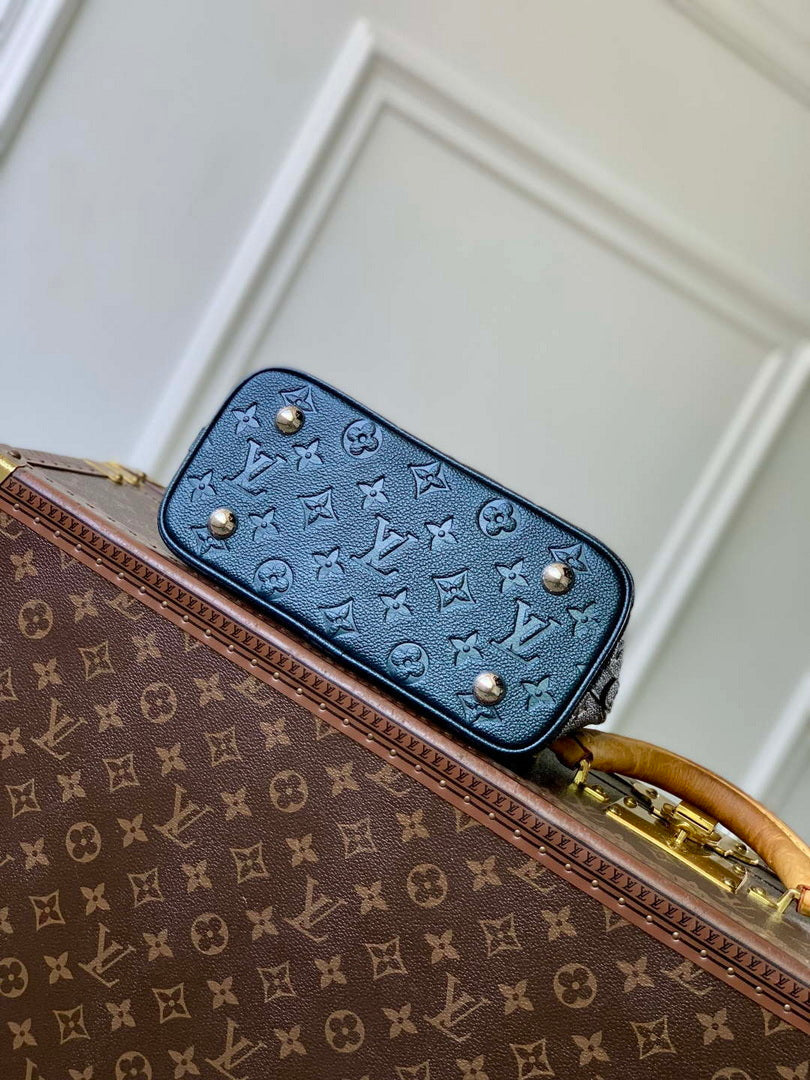 LV M26686 Louis Vuitton Alma BB Bag Shimmery Ink