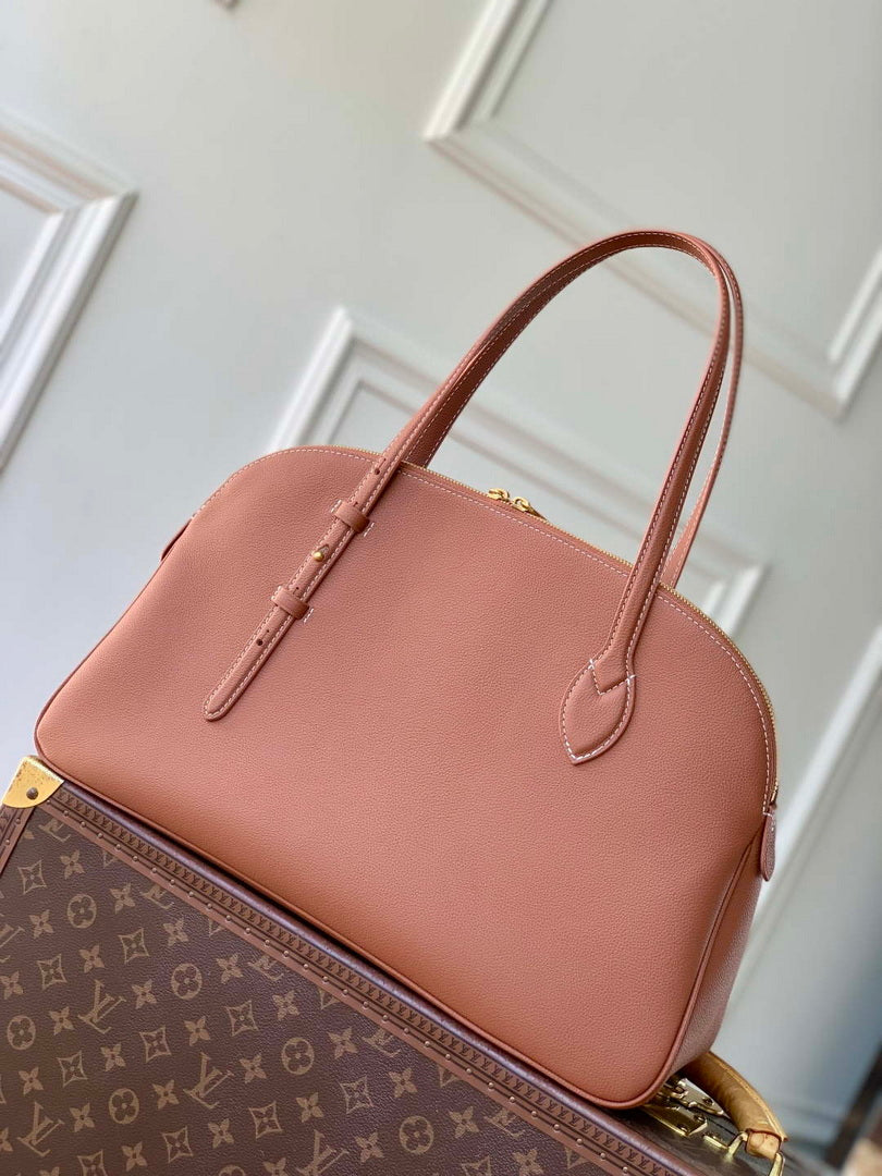 LV M26688 Louis Vuitton Low Key Duffle Tote Bag Cognac