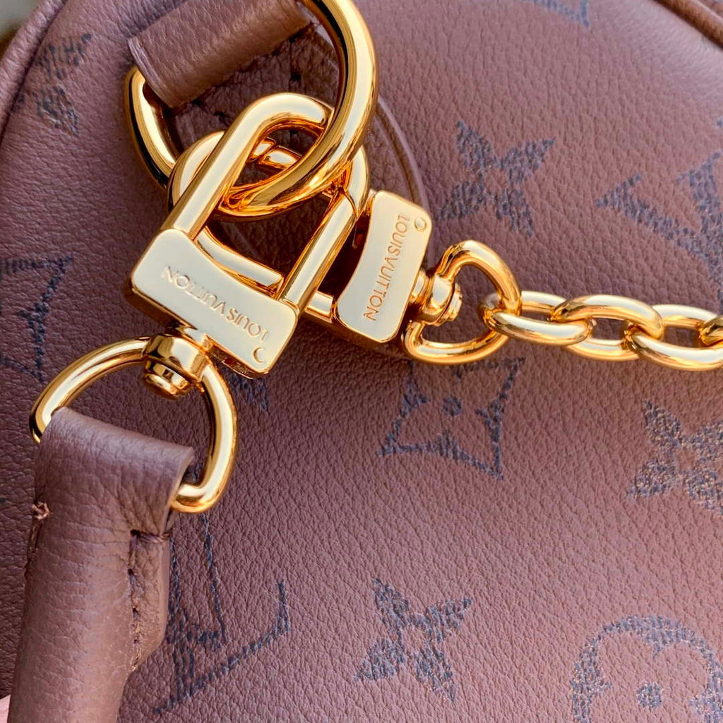 LV M26691 Louis Vuitton Speedy Soft Bandouliere 25 Bag Wine Red