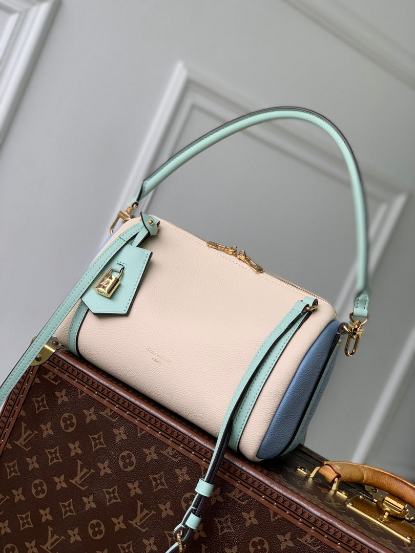 LV M26905 Louis Vuitton Express PM Handbag Ivory/Olympian Blue