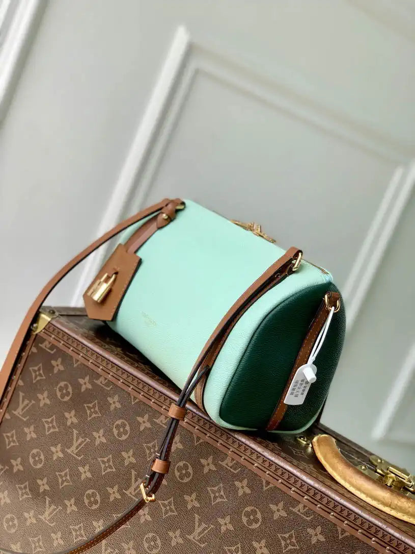 LV M26905 Louis Vuitton Express PM Handbag Light Green