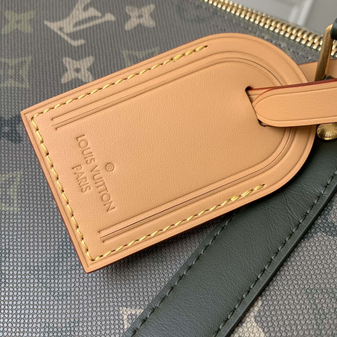 LV M26959 Louis Vuitton Keepall Bandouliere 50 Bag Khaki Green