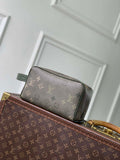 LV M26963 Louis Vuitton Dopp Kit Bag Khaki