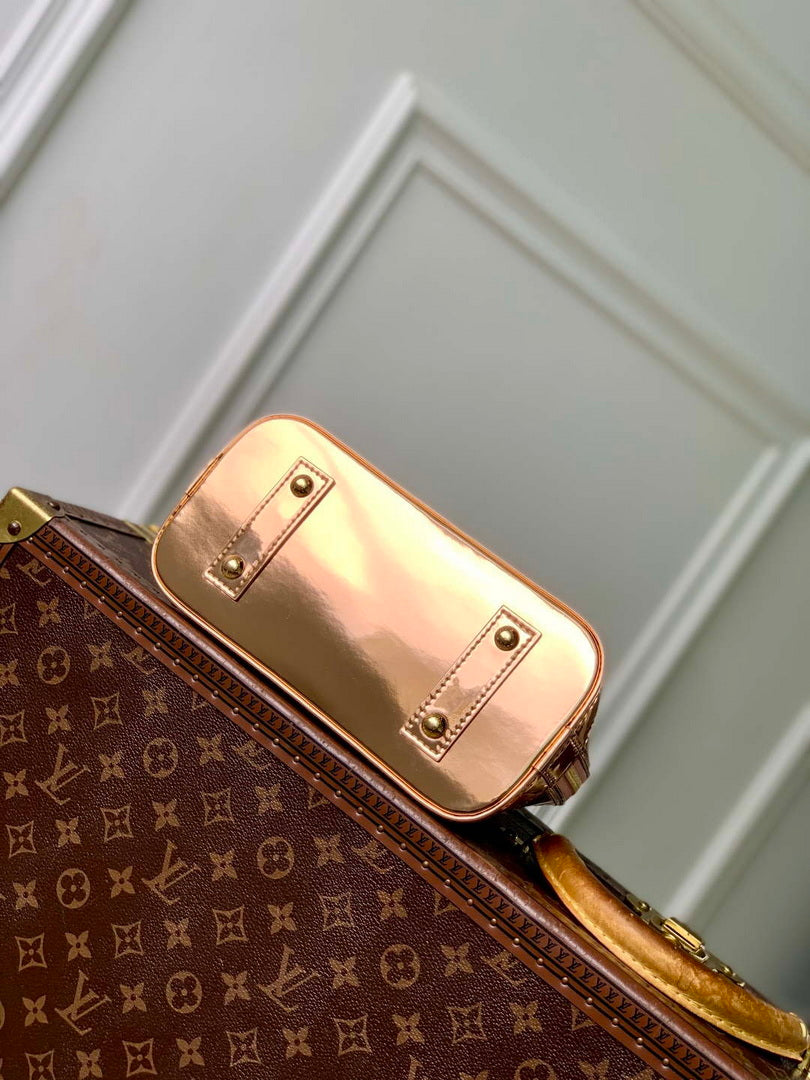 LV M27037 Louis Vuitton Alma BB Bag Copper