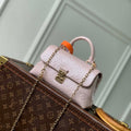 LV M27043 Louis Vuitton Nano Madeleine Bag Snowy Pearl