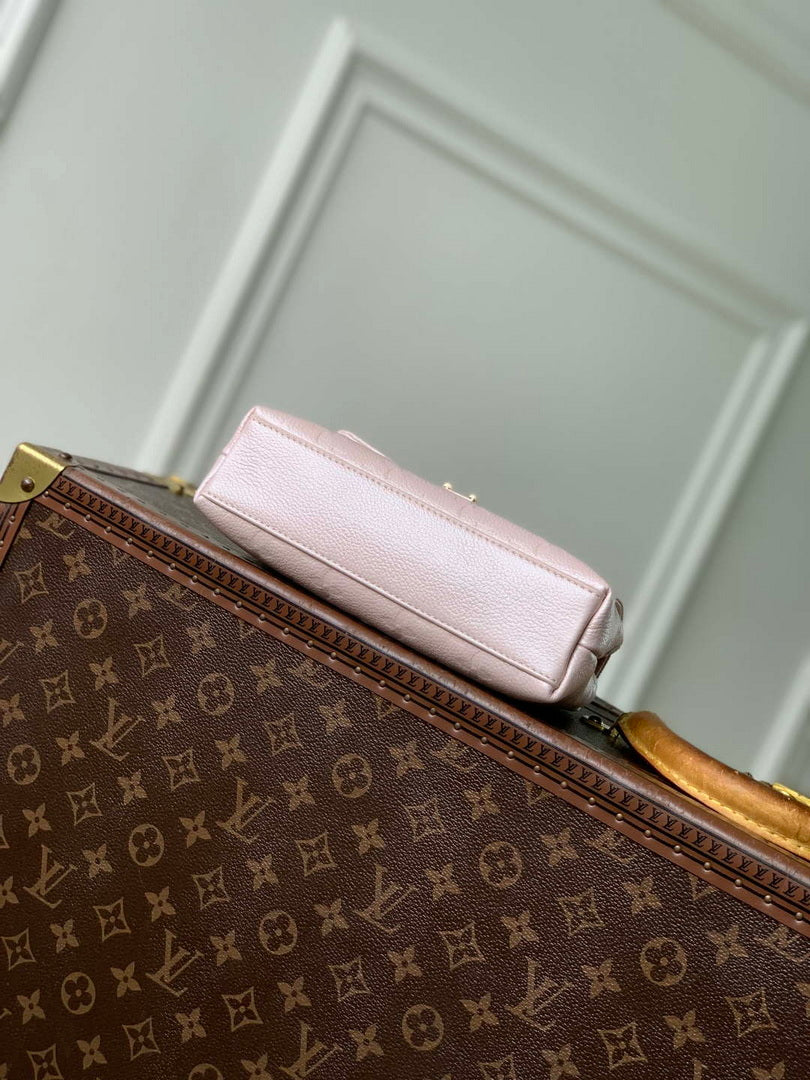 LV M27043 Louis Vuitton Nano Madeleine Bag Snowy Pearl