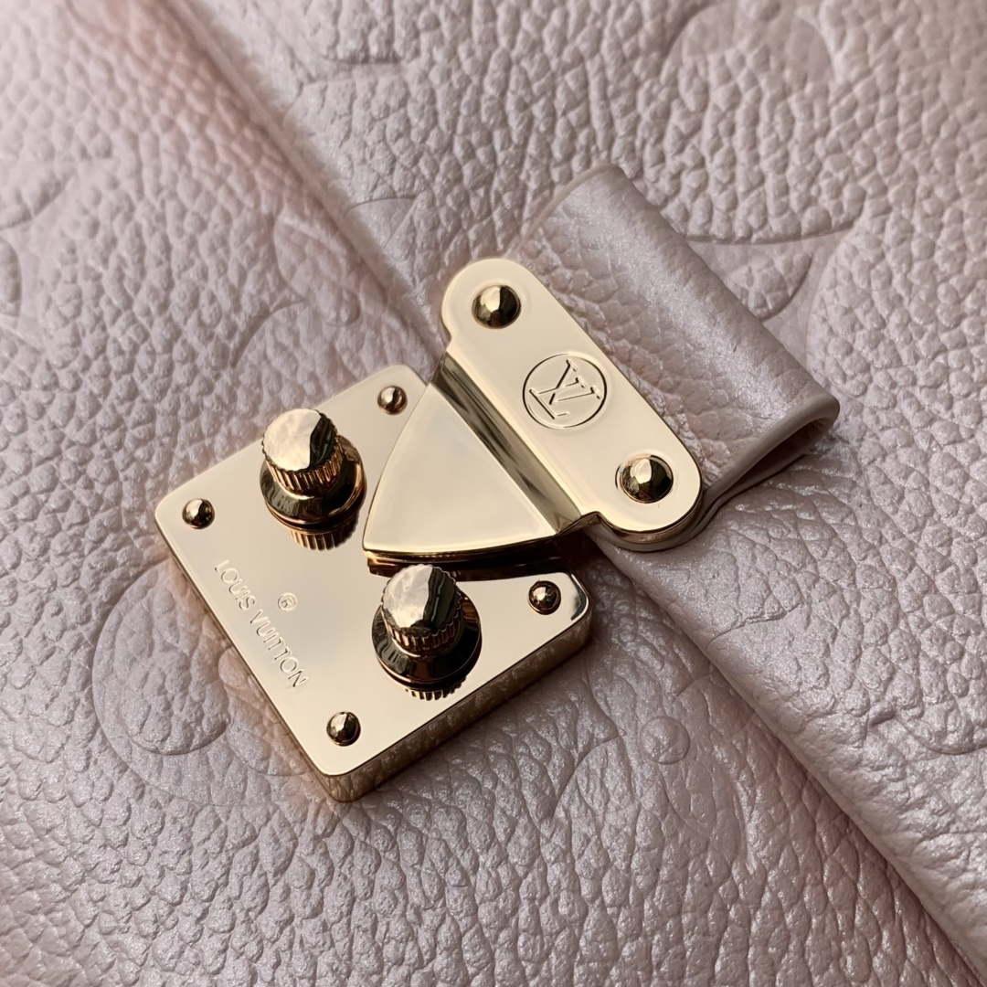 LV M27043 Louis Vuitton Nano Madeleine Bag Snowy Pearl