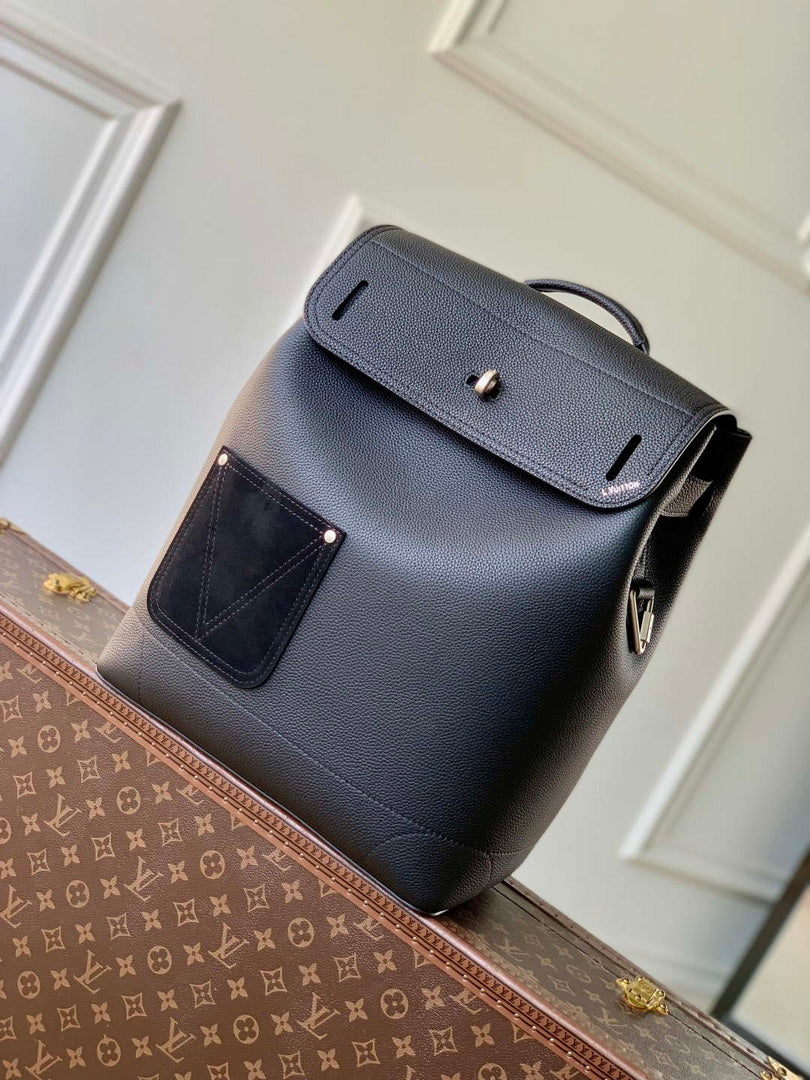 LV M27063 Louis Vuitton Steamer Backpack Black