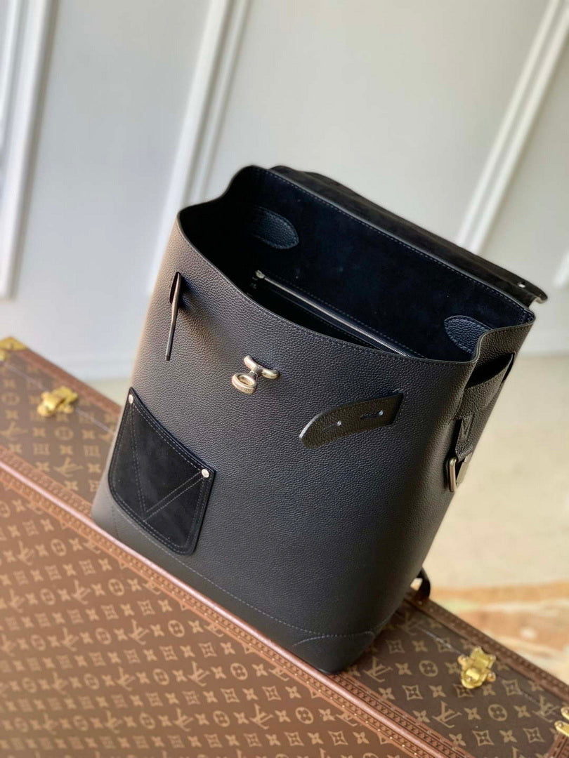 LV M27063 Louis Vuitton Steamer Backpack Black