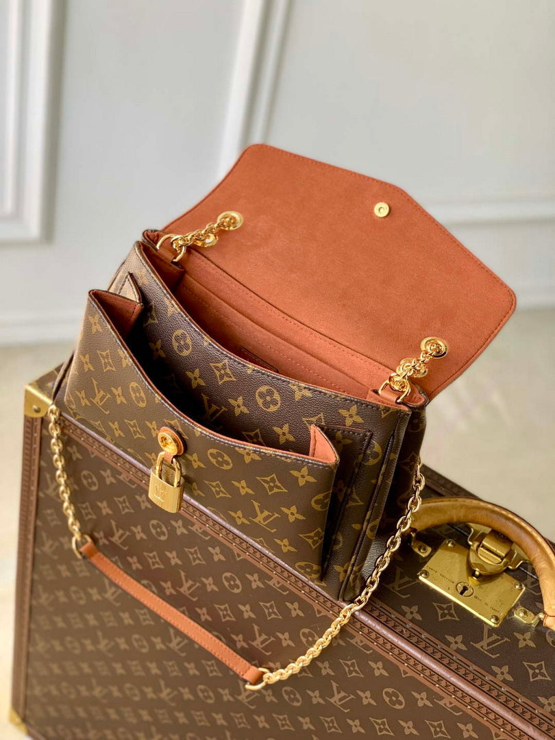 LV M27065 Louis Vuitton Saint Germain PM Bag Cognac
