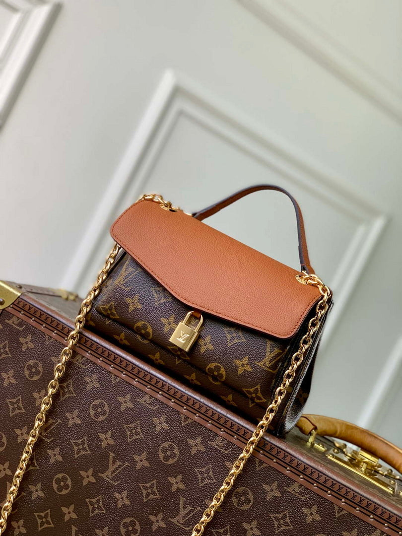 LV M27066 Louis Vuitton Saint Germain BB Bag Cognac