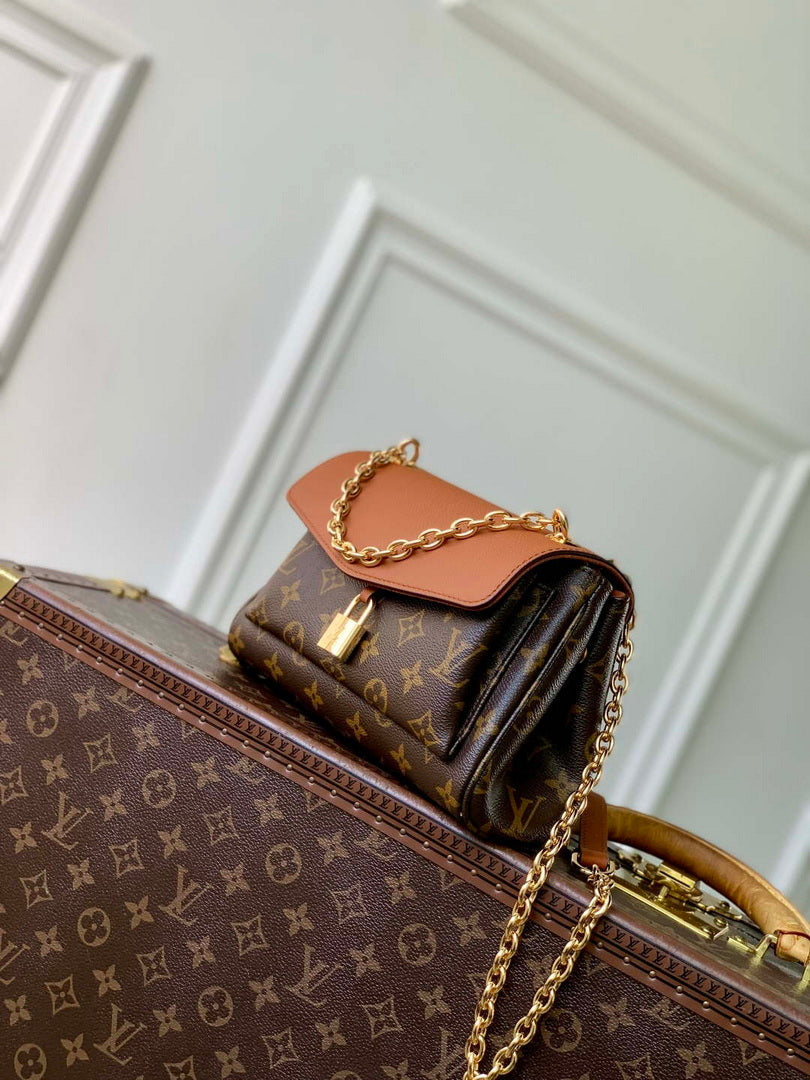 LV M27066 Louis Vuitton Saint Germain BB Bag Cognac