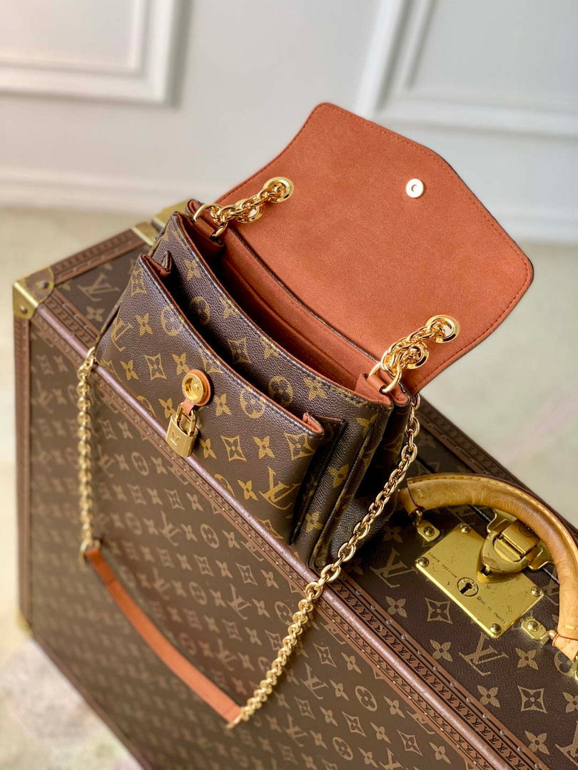 LV M27066 Louis Vuitton Saint Germain BB Bag Cognac
