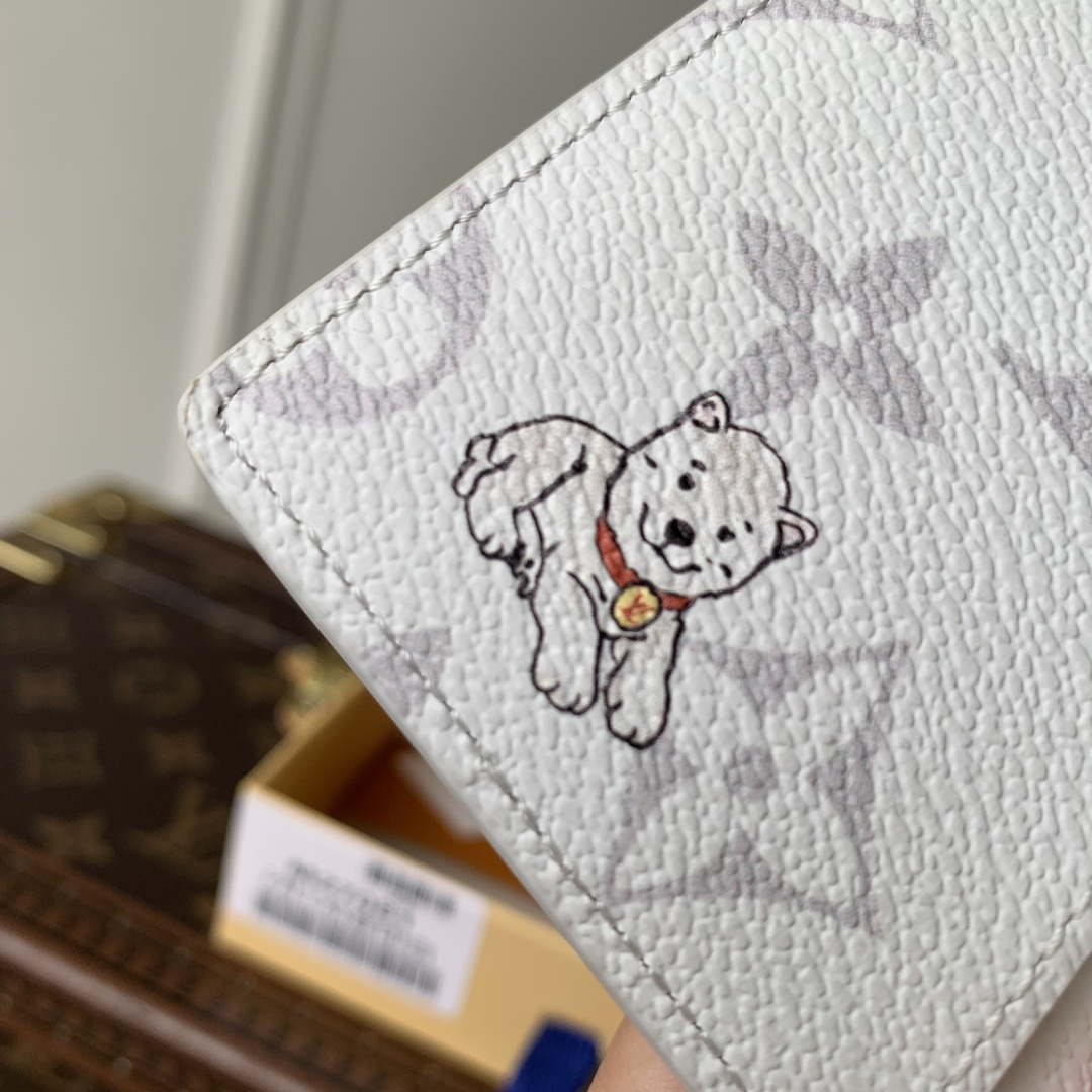 LV M27081 Louis Vuitton Pocket Organizer White