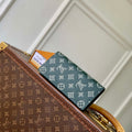 LV M61697 Louis Vuitton Brazza Wallet Dark green