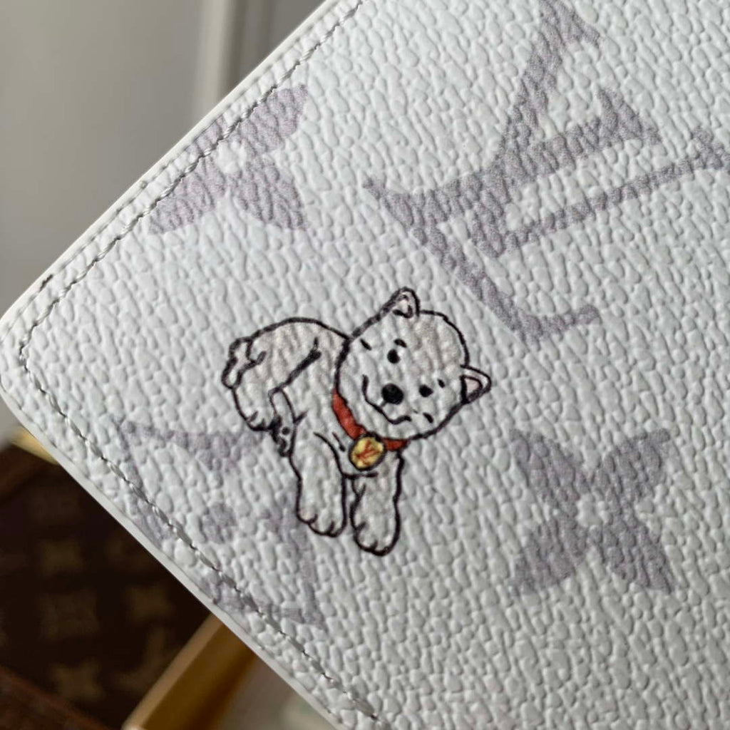 LV M27082 Louis Vuitton Multiple Wallet White