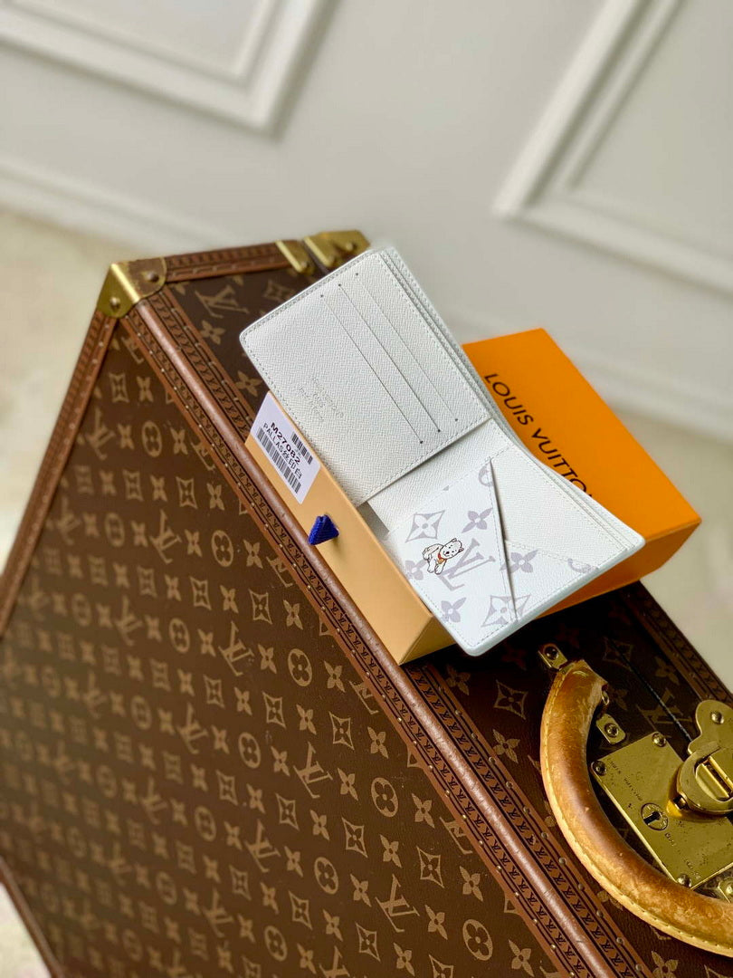 LV M27082 Louis Vuitton Multiple Wallet White