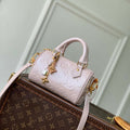 LV M27107 Louis Vuitton Nano Speedy Bag Snowy Pearl