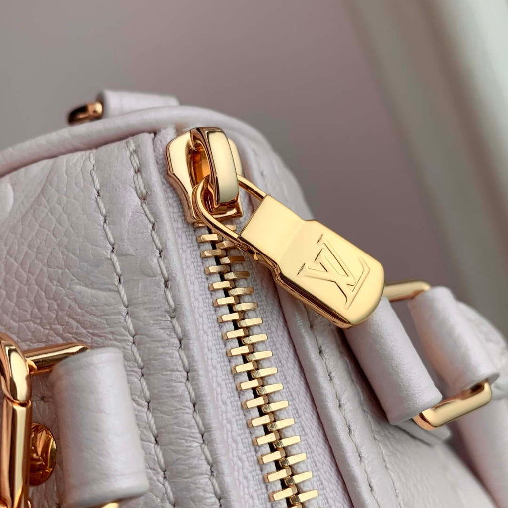 LV M27107 Louis Vuitton Nano Speedy Bag Snowy Pearl