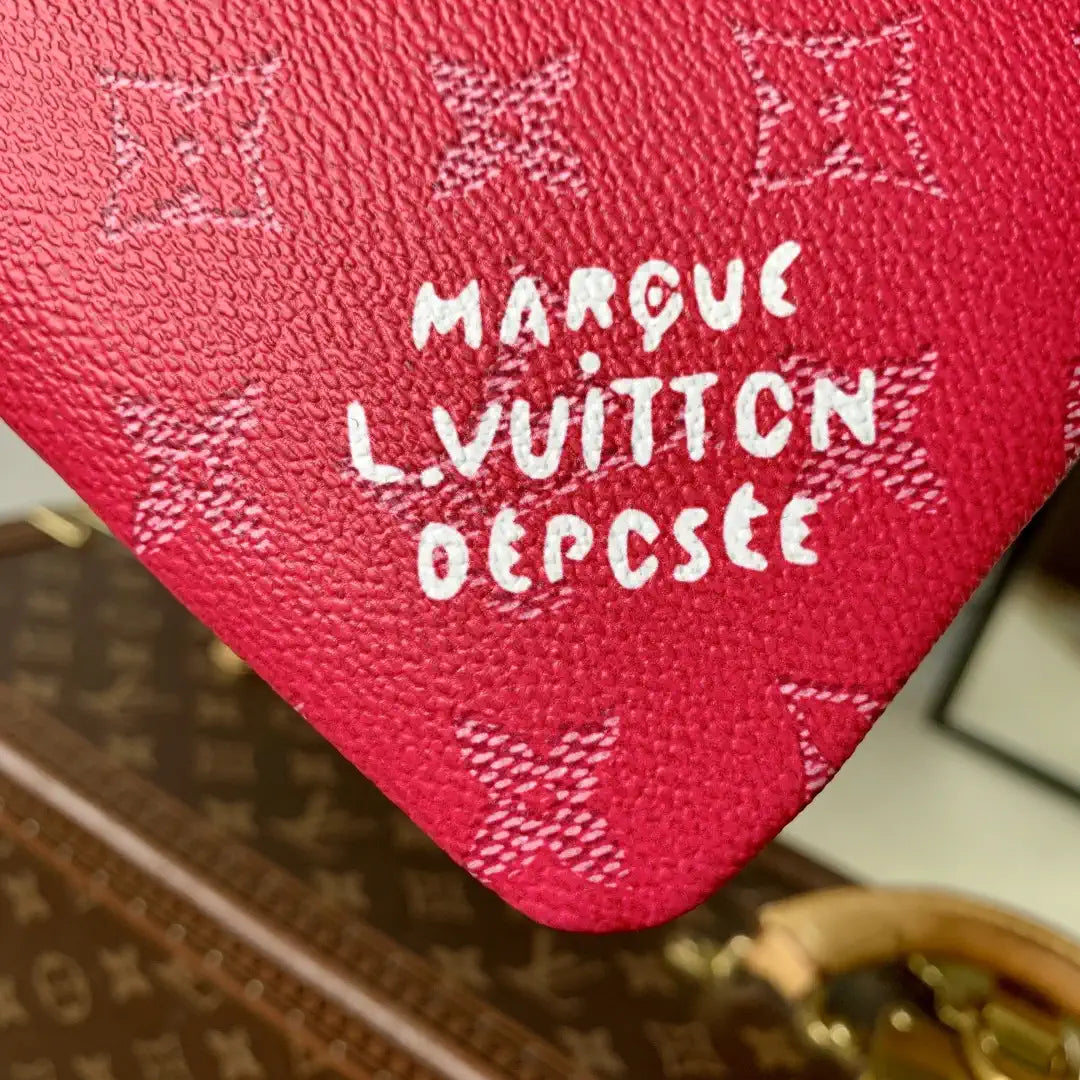 LV M27108 Louis Vuitton Key Pouch M Pondicherry Pink