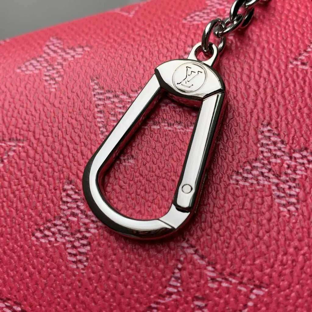 LV M27108 Louis Vuitton Key Pouch M Pondicherry Pink