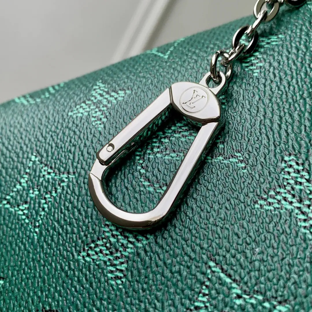 LV M27109 Louis Vuitton Key Pouch M Green