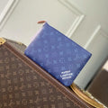 LV M27109 Louis Vuitton Key Pouch M Ocean Blue
