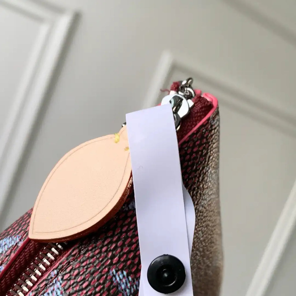 LV M27109 Louis Vuitton Key Pouch M Purple Red